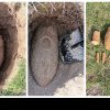 Bombă germană de aviație, descoperită la Mărgineni de un tânăr