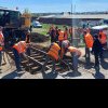 Lucrări de modernizare la trecerea la nivel de cale ferată în Onești