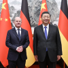 Olaf Scholz discută cu Xi Jinping, la finalul unei vizite de trei zile în China, despre o ”pace dreaptă” în Ucraina