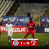 Dinamo București, învinsă la ultimă fază a meciului cu Oțelul Galați, e fără victorie în play out