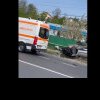Accident cu trei mașini în Lețcani. Una dintre ele s-a răstunat