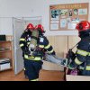 O școală din Vaslui, evacuată de urgență. Pompierii au simulat intervenția în cadrul unui cutremur urmat de incendiu