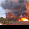 Incendiu puternic în Bucureşti! O hală dezafectată din Sectorul 1 a luat foc. Au emis RO-Alert (VIDEO)