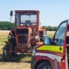 Accident cu un rănit provocat la Slatina de un bărbat care conducea fără permis un utilaj agricol neînmatriculat