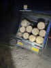 Doi samsari de lemne care transportau peste 14 metri cubi de bușteni pentru gater au încercat să fugă de polițiști