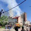 Mulțumiri de la pompierii militari pentru pompierii voluntari care au intervenit la stingerea incendiului de la blocul din Rădăuți. Și nu numai