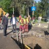 Primarul Ion Lungu: ”Sperăm ca astăzi să finalizăm intervenția la avaria din apropierea Primăriei pentru a aduce terenul la starea inițială iar circulația să nu fie afectată”