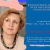 Profesor dr. habilitat Elena Prus din Chișinău invitata Alianței Franceze din Suceava la activitatea de marți, 9 aprilie