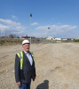 Se montează noctura la viitorul stadion de 10.000 de locuri al municipiului Suceava (foto)