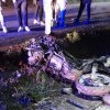 Tragedie la Budeni-Dolhasca! Doi morți dupa ce un motoscuter s-a „dezintegrat” izbindu-se violent de un podeț (foto)