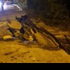 O nouă alunecare de teren, pe o stradă din Cluj-Napoca de această dată. O stradă s-a surpat pe o lungime de 20 de metri