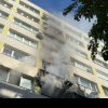 Incendiu într-un bloc din București. Oamenii au fost evacuaţi cu autoscara. 4 persoane au ajuns la spital