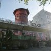 Morișca de vânt de deasupra celebrului cabaret Moulin Rouge din Paris a căzut