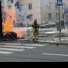 „Singura mașină de acest gen din Polonia a aras!”O limuzină electrică americană Lucid Air a luat foc în Varșovia. VIDEO