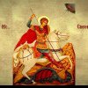 Calendar ortodox 23 aprilie. Sărbătoare cu cruce roşie pentru creştinii care îl prăznuiesc pe Sfântul Gheorghe