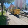 Foto. Video. Stadiul lucrărilor de betonare peste noua conductă de apă de pe B-dul Traian din Piatra Neamț