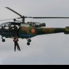 Avioane şi elicoptere militare, zboruri de antrenament deasupra Braşovului