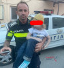 Copil de trei ani găsit singur pe o stradă din Găeşti. Cum a reușit micuțul să plece din casă