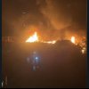 VIDEO Incendiu violent la Codlea