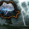 Cod portocaliu de ploi şi vijelii. Vremea rea face prăpăd în România, avertisment de la ANM