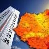 Un nou val de căldură lovește România! Care sunt zonele cele mai afectate de ciclonul Kathleen