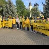 FOTO| Membri și simpatizanți AUR au ieșit pe străzile Blajului. Comunicat de presă din partea senatorului Călin Matieș