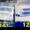 Un șofer grăbit a fost prins de radar de două ori în aceeași zi, pe Calea Brașovului din Onești