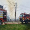 Flăcările au mistuit o anexă gospodărească și o casă în localitatea Hulubești