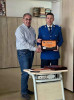 Jandarmul Dedu George Dragoș a primit o diplomă de recunoștință pentru activitatea de voluntariat 