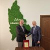 Placheta de Onoare a fost acordată de ADR Sud-Muntenia fostului preşedinte al Consiliului pentru Dezvoltare Regională Sud-Muntenia, Gheorghe Ana
