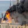 Castelul lui Harry Potter din Ucraina a ars după ce rușii l-au lovit cu o rachetă