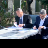 Ciucă și Ciolacu s-au întâlnit la terasă, la fostul sediu USL și au semnat listele pentru europarlamentare. Apoi au mers la BEC