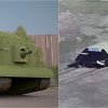 De frica dronelor, rușii aruncă în luptă „tancul țestoasă”, o variantă modernă a „Elefantului Zburător” din Primul Război Mondial