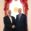 Erdogan s-a întâlnit cu șeful politic al Hamas, la Istanbul: „Palestinienii trebuie să se unească”