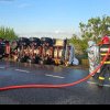 O cisternă cu etanol s-a răsturnat pe DN2, la Mărășești: șoferul a murit, traficul este blocat