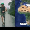 Un britanic a traversat Africa alergând echivalentul a 385 de maratoane în 351 de zile 