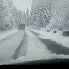 VIDEO Cod galben de ninsori, cu două săptămâni înainte de Paște. Zonele în care drumarii au intervenit pentru deszăpezire