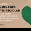 Plantă cadou la deschiderea unui card din plastic reciclat | EXIMBANK
