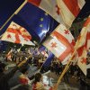 Proteste în Georgia: 20.000 de persoane au manifestat împotriva unei legi privind „influența străină”