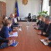 Viceprim-ministrul pentru reintegrare Oleg Serebrian și reprezentanta UE Dorota Dlouchy-Suliga la masa de discuții: Au abordat subiecte vizate de zona transnistreană