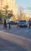 (video) Două mașini făcute zob pe o stradă din capitală: Oamenii legii la fața locului