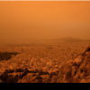 (video) Imagini apocaliptice din Grecia. Cerul a devenit portocaliu și Atena abia se mai vede din cauza valului de praf saharian