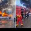 (video) Un autocar cu 30 de elevi a luat foc, în mers, pe un drum din România