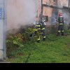 Incendiu izbucnit la mai multe deșeuri, depozitate într-o clădire dezafectată din Municipiul Sebeș