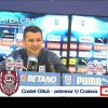 Costel Gîlcă a indicat greșelile alb-albaștrilor din meciul cu CFR Cluj