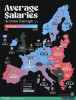 Harta salariilor în Europa: România e la coada listei. În Luxemburg şi Danemarca se câştigă 300 de euro pe zi