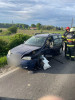 Trafic blocat la Băbeni în urma unui accident între trei mașini