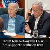 (VIDEO) Biden i-a spus lui Netanyahu că SUA nu va participa la niciun contraatac împotriva Iranului