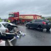 ACCIDENT între mai multe mașini, pe centura Apahida-Vâlcele! Trafic blocat