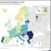 Alarmant: România conduce topul UE al ratei de decese în accidente rutiere în 2022